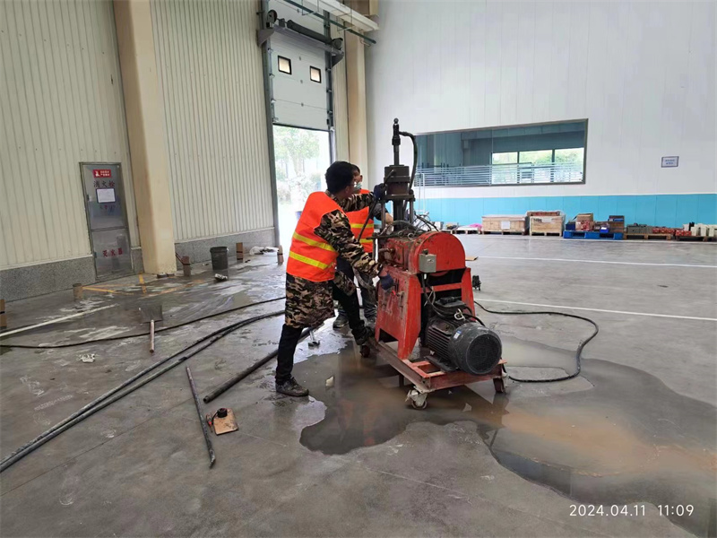 云浮厂房地面下沉塌陷注浆加固施工